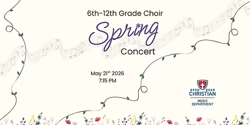 6th-12th Grade Choir Spring Concert