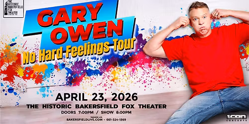 Gary Owen: No Hard Feelings Tour