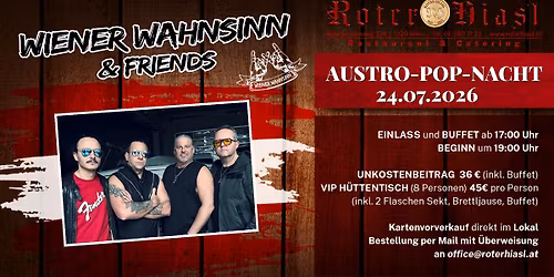 Austro-Pop-Nacht @ Roter Hiasl