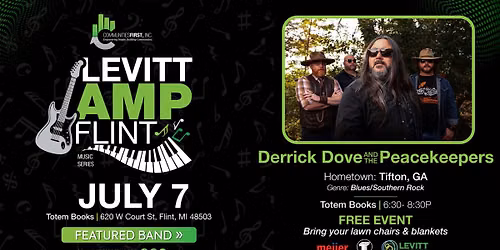 LEVITT AMP Music Series: Derrick Dove And The Peacekeepers