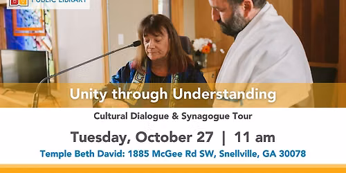 Unity through Understanding: Cultural Dialogue & Synagogue Tour