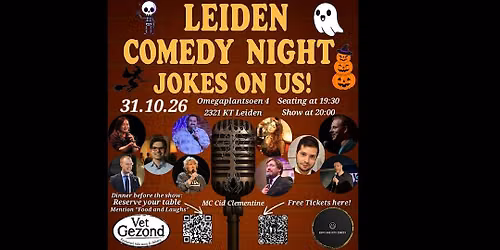 Leiden Halloween Comedy Night: Jokes on us!