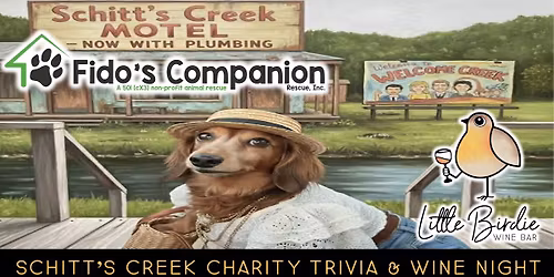 Schitt's Creek CHARITY Trivia & Wine Night