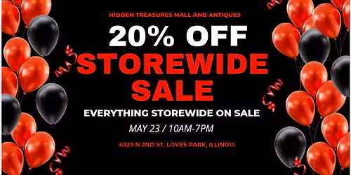 20% OFF STOREWIDE SALE 
