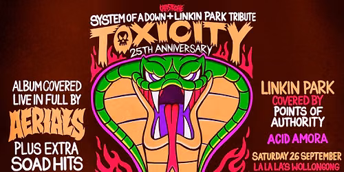 System of a Down and Linkin Park Tribute Wollongong