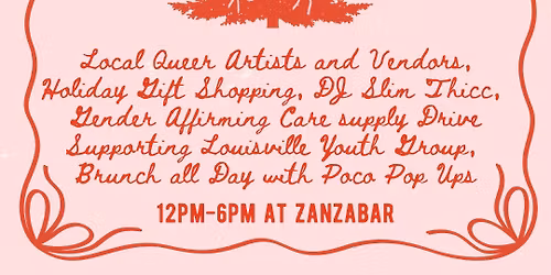 Behind The Pink Door Holiday Bazaar: Queer Artists & Vendors, Poco Brunch Pop Up, & More!