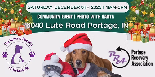 Santa Paws: Pet Photos with Santa- Humane Society of Hobart & PRA