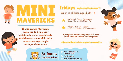 Mini Mavericks - Child Enrichment Playdate (FREE)