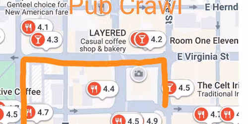 McKinney Downtown Pub Crawl