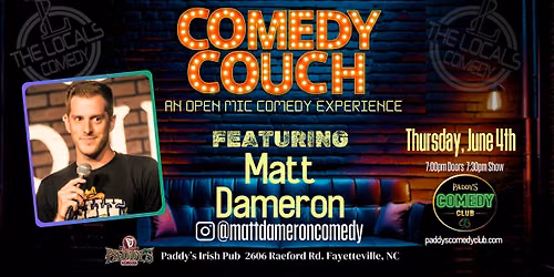 The Comedy Couch with the Locals Comedy and Matt Dameron