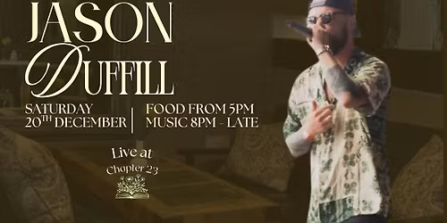 Dinner with Music from Jason Duffill \ud83c\udfb6