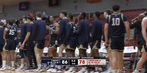 Navy Midshipmen at Boston University Terriers Mens Basketball