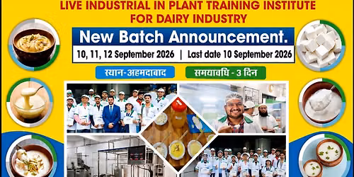 LIVE INDUSTRIAL DAIRY TRAINING PROGRAM 