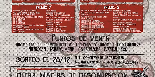 RIFA SOLIDARIA CON LOS DETENIDOS EN VK