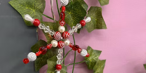 Beaded snowflakes