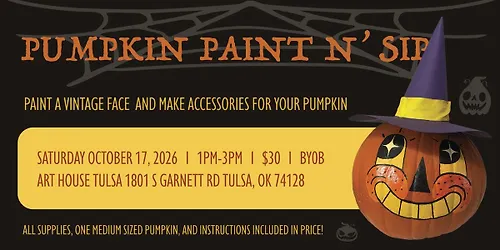 Pumpkin Paint n Sip