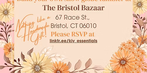 Mothers Day DIY Snowglobe Tumbler Workshop