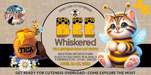 Bee Whiskered TICA Cat Show