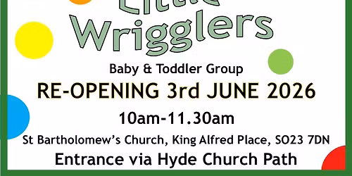 Little Wrigglers Baby & Toddler group