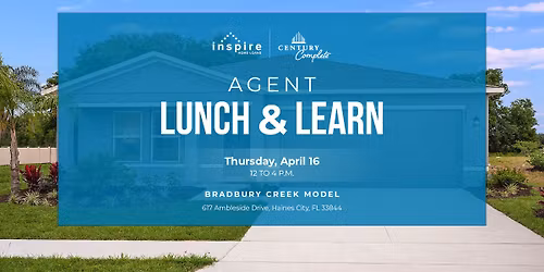 Agent Lunch & Learn at Model Home in Haines City, FL