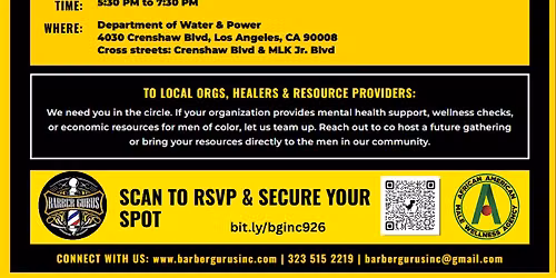 Copy of Barber Gurus Men\u2019s Village Circle