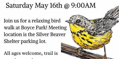 Wild Birds Unlimited Nature and Bird Walk @ Boyce Park