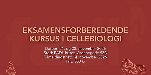 Eksamensforberedende kursus i Cellebiologi