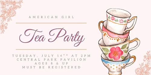 American Girls Tea Party
