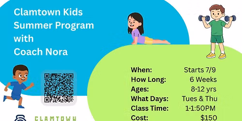 Clamtown Kids Summer Program w\/ Coach Nora