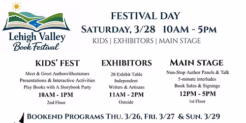  Lehigh Valley Book Festival Day