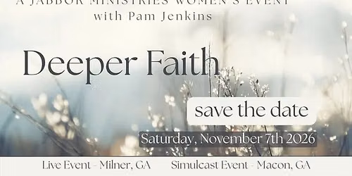 Immanuel Steadfast Women's Ministry Deeper Faith Conference