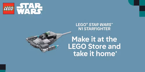 Build a mini LEGO\u00ae Star Wars\u2122 N-1 Starfighter\u2122!