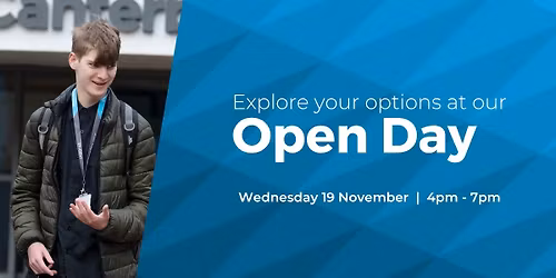 November Open Day | EKC Canterbury College