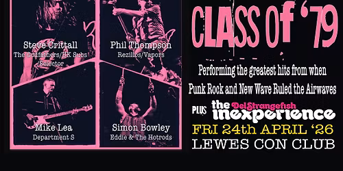 Class of 79 - A Punk Rock Juke Box + Support