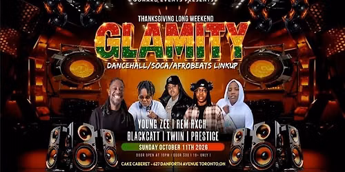 GLAMITY - Dancehall, Soca, Afrobeats LINK UP!