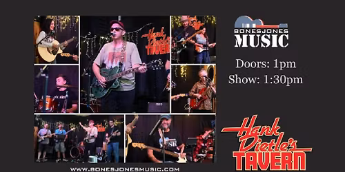 Bones Jones Music Live @Hank Dietle's Tavern