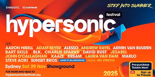 hypersonic festival sydney