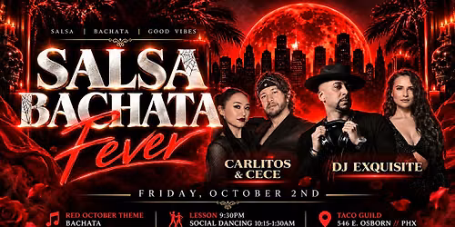 Salsa Bachata Fever: Red October Theme!