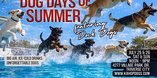 Dog Days of Summer- featuring Dock Dogs