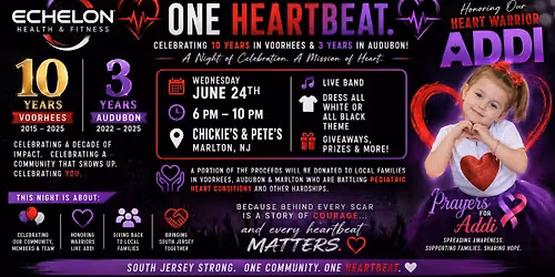Echelon Health & Fitness 3 YR Anniversary Members Night Out ❤️💜 ONE COMMUNITY. ONE HEARTBEAT.