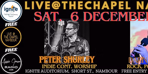 Live @The Chapel Nambour  - December 2025