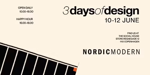 3daysofdesign \u2013 Experience NORDICMODERN