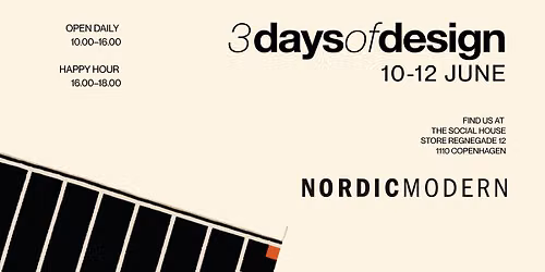 3daysofdesign \u2013 Experience NORDICMODERN