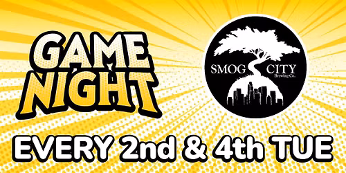 Game Night @ Smog City Brewing