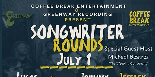 July Greenway Recording Songwriter Rounds