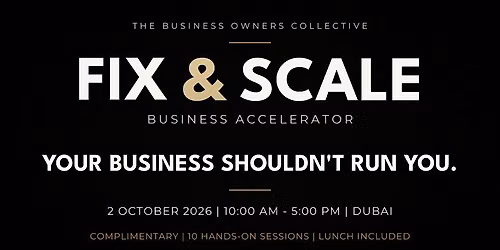 Fix & Scale | Free one day business growth event