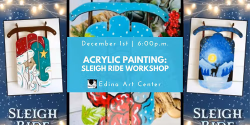 Acrylic Painting: Sleigh Ride Workshop at Edina Art Center