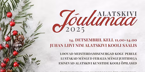 Alatskivi J\u00f5ulumaa 2025