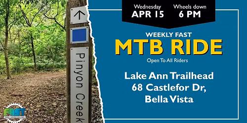 FAST Wed Night Group Ride @ Lake Ann