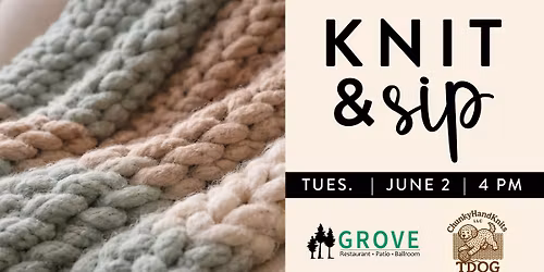 Knit & Sip: Hand Knit Blanket Workshop